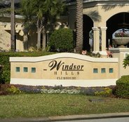 Windor Hills resort sign