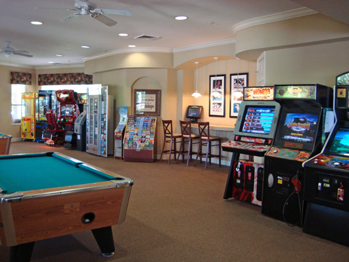 pool, billiards and video arcade room